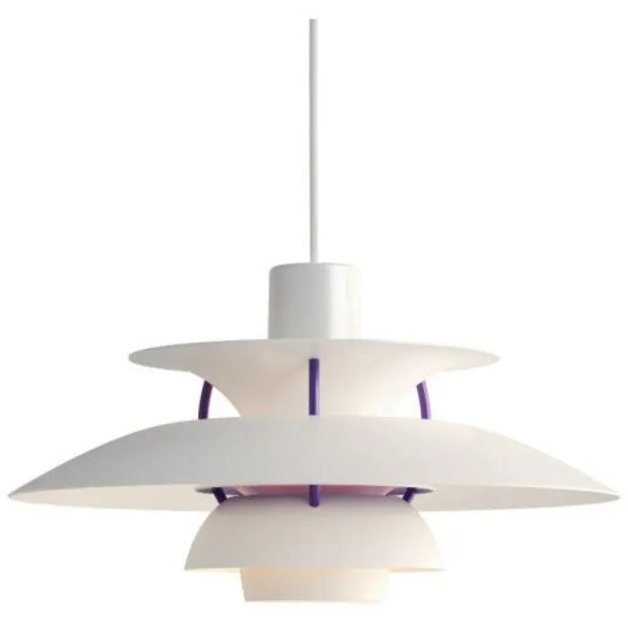 Louis Poulsen PH 5 hanglamp mini-Klassiek wit Betaalbaar