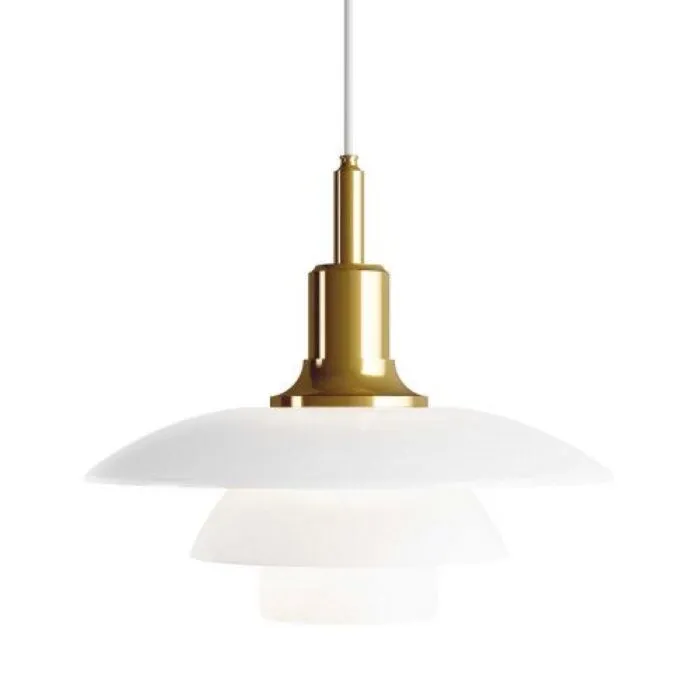 Louis Poulsen 3 1/2 - 3 Glas Hanglamp-Messing Beperkt Aanbod