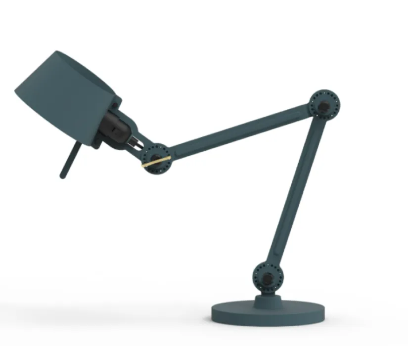 Laatste Kans Tonone Bolt 2 Arm Small Foot bureaulamp-Thunder blue