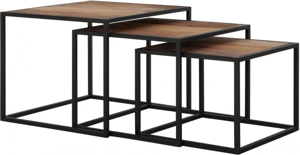 Hoge Kwaliteit vanHarte Sirius salontafel set-Naturel