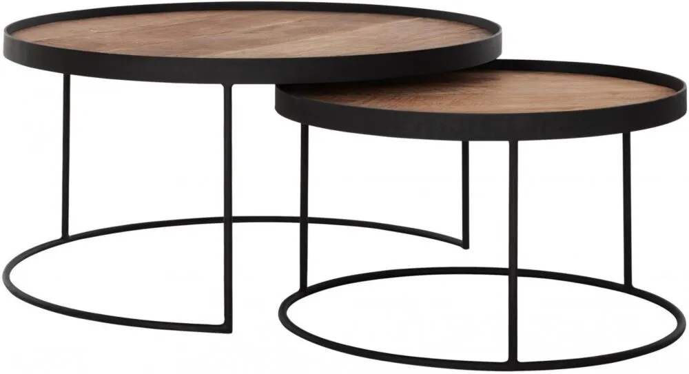 vanHarte Mercurius salontafel set-Naturel Bestseller