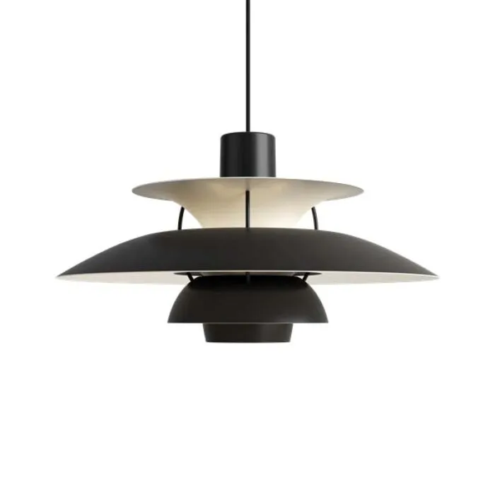 Korting Louis Poulsen PH5 Monochrome hanglamp-Zwart