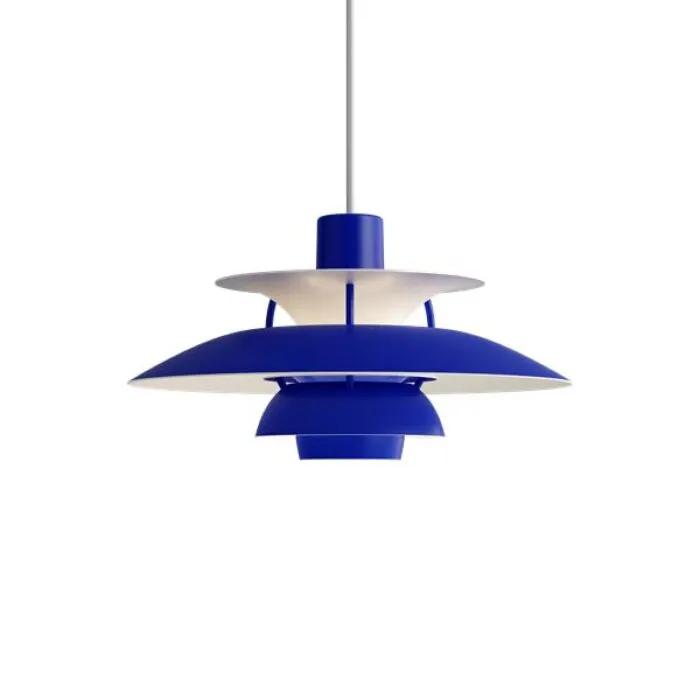 Direct Beschikbaar Louis Poulsen PH5 mini Monochrome hanglamp-Blauw