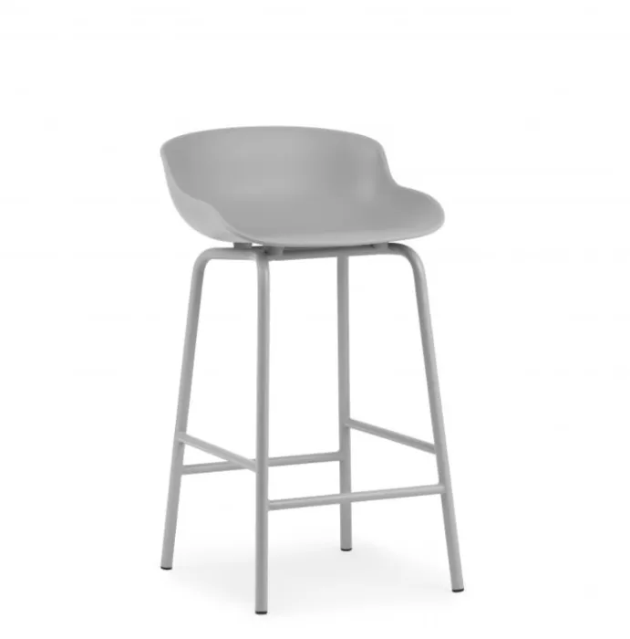 Normann Copenhagen Hyg barkruk-Grey-Zithoogte 65 cm Must-Have