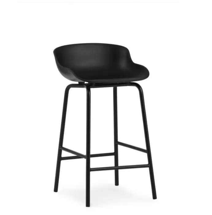 Normann Copenhagen Hyg barkruk-Black-Zithoogte 65 cm Gratis Retour