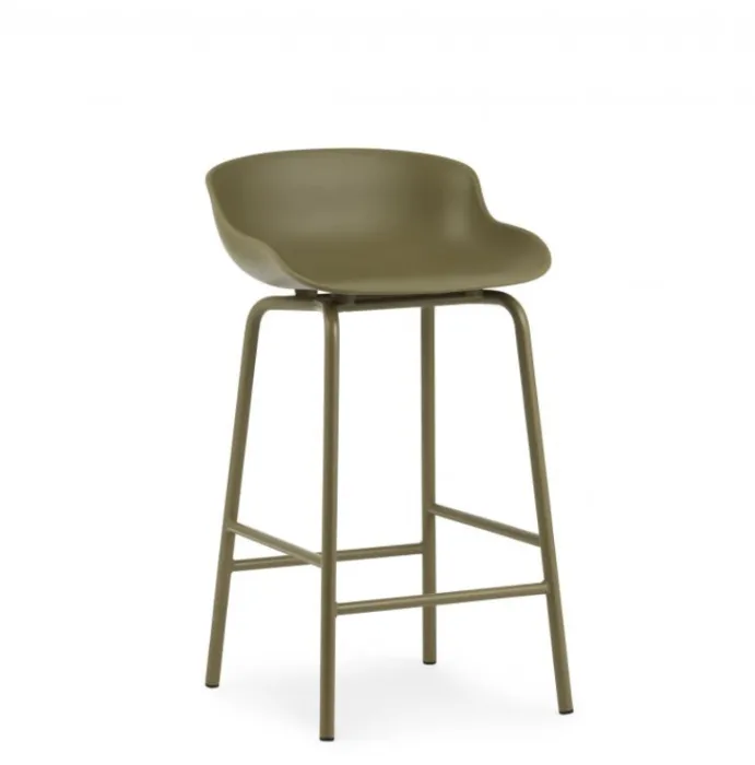 Normann Copenhagen Hyg barkruk-Olive-Zithoogte 65 cm Goedkoop