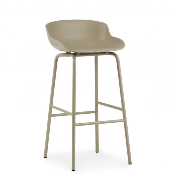 Normann Copenhagen Hyg barkruk-Sand-Zithoogte 75 cm Seizoensaanbieding