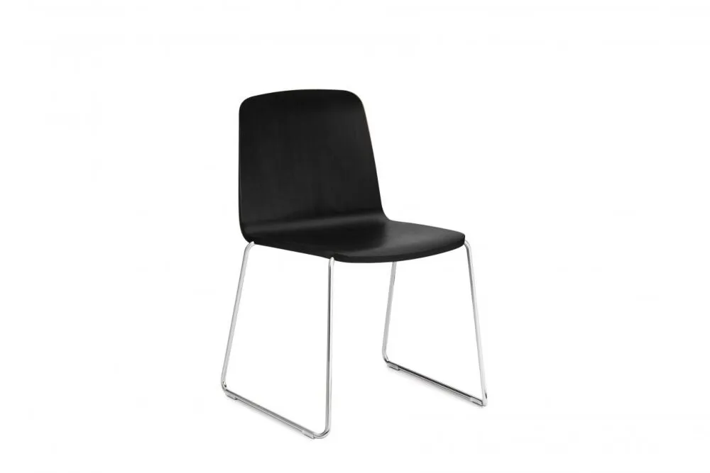 Bestel Nu Normann Copenhagen Just Chair staal stoel-Black-Chromed