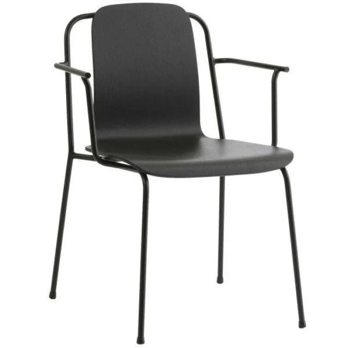 Normann Copenhagen Studio armstoel-Black Direct Beschikbaar