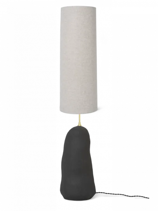 Direct Verzonden Ferm Living Hebe L vloerlamp-Dark Grey- Natural