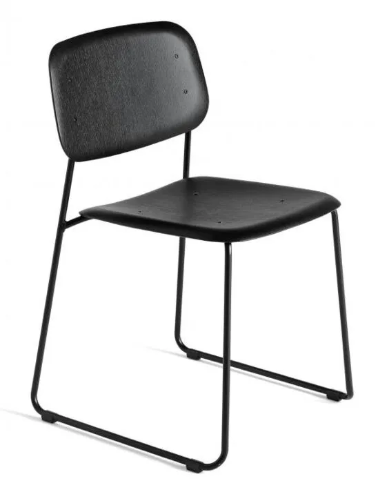 Koop Online HAY Soft Edge 50 Sled stoel zwart onderstel-Black