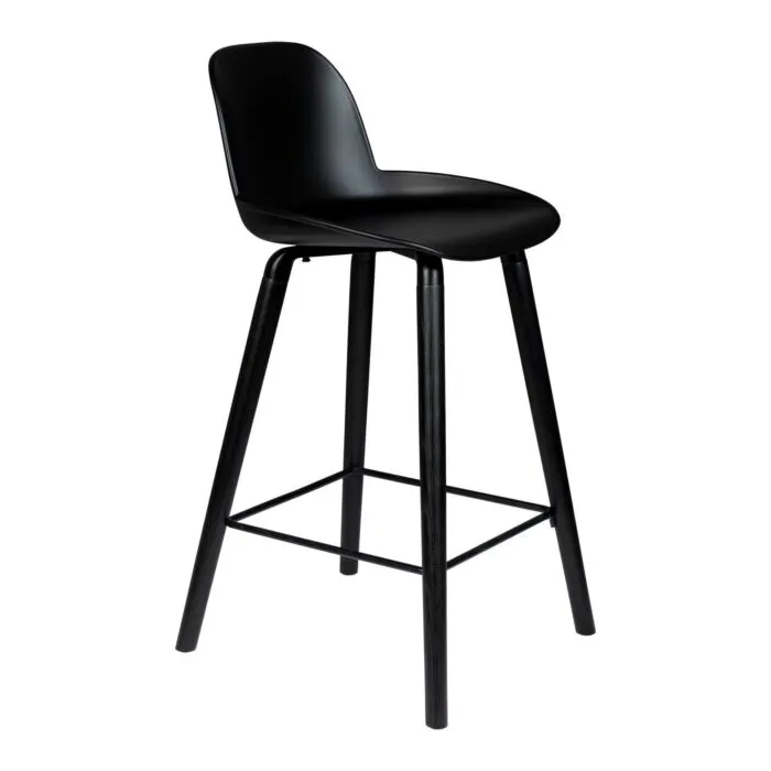 Weekendaanbieding Zuiver Albert Kuip barkruk zwart-Zithoogte 65 cm