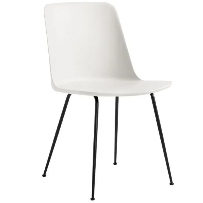 &tradition Rely HW6 stoel zwart onderstel-Wit Meest Verkocht