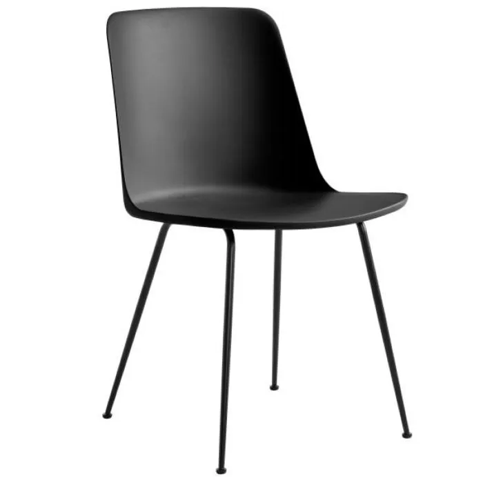 &tradition Rely HW6 stoel zwart onderstel-Zwart Lage Prijs
