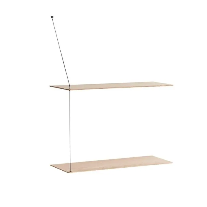 Voordeelprijs WOUD Stedge wandplank-Eiken whitewash blanke olie-60 cm