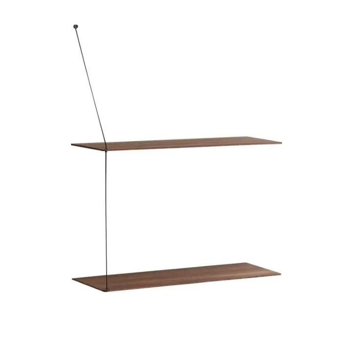 WOUD Stedge wandplank-Gerookt eiken-60 cm Voordeelprijs