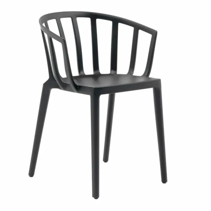 Express Levering Kartell Venice Mat stoel-Zwart