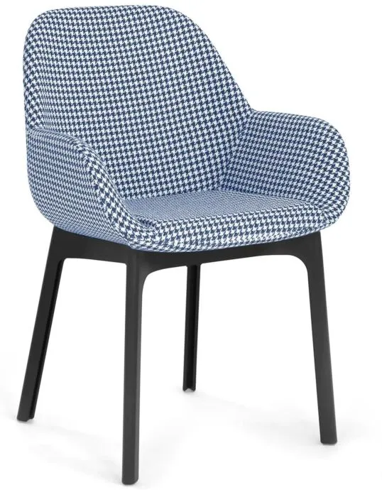 Kartell Clap stoel melange-Zwart-blauw Flitsaanbieding