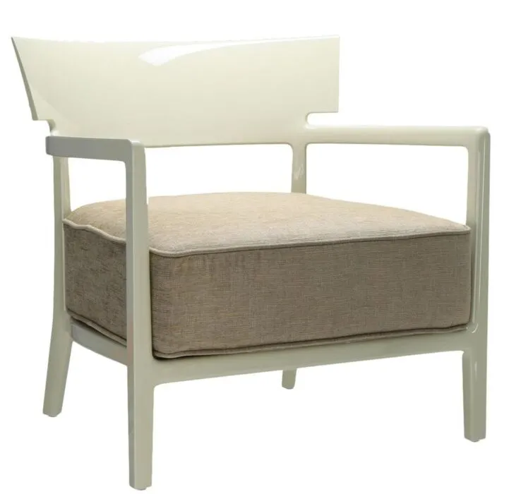 Kartell Cara fauteuil-Licht groen-Solid Color Merkproduct
