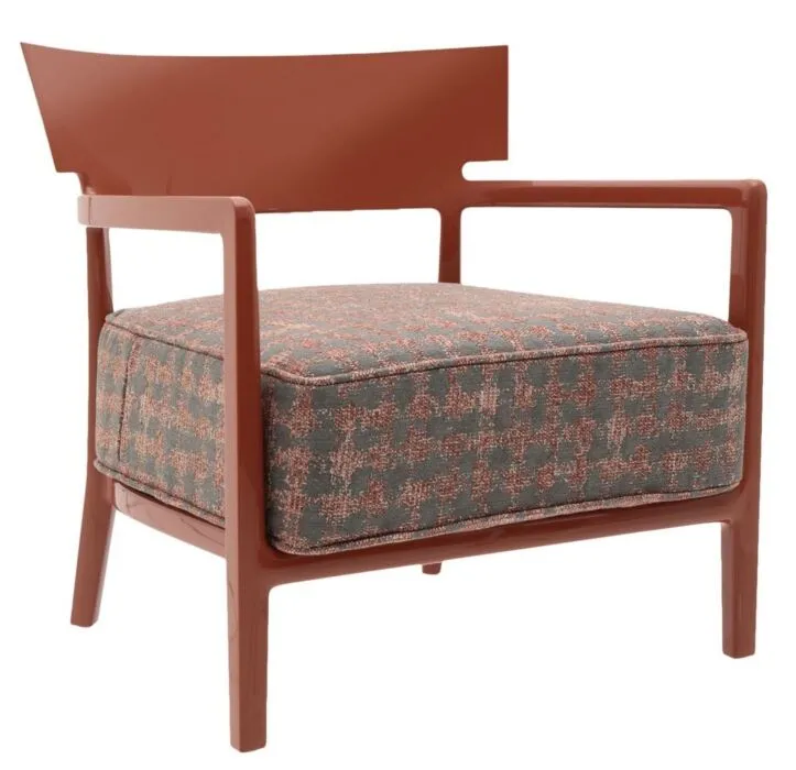 Kartell Cara fauteuil-Roest oranje-Fancy Gecertificeerd