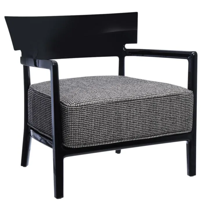 Direct Verzonden Kartell Cara fauteuil-Zwart-Fancy