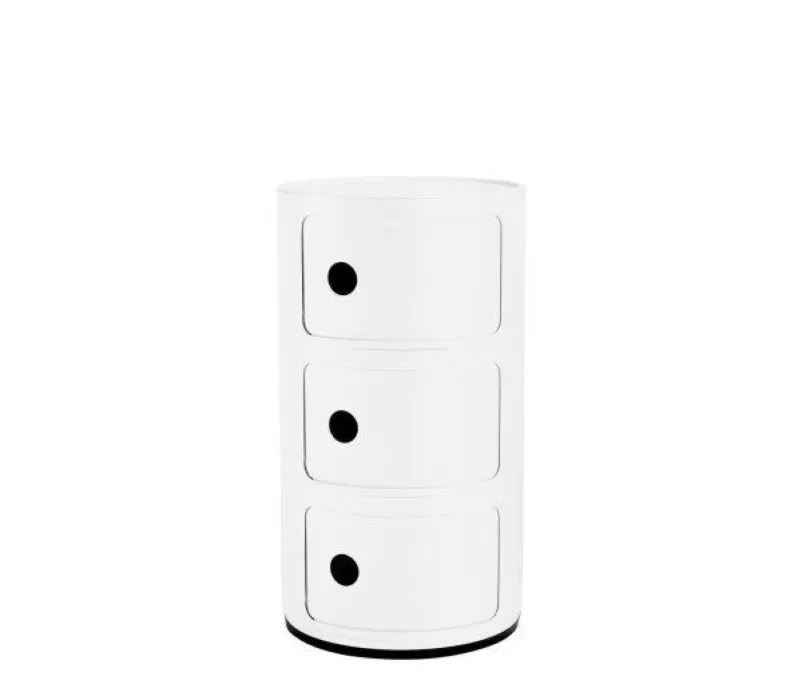 Hoge Kwaliteit Kartell Componibili Recycled kastje-Wit-3 hoog