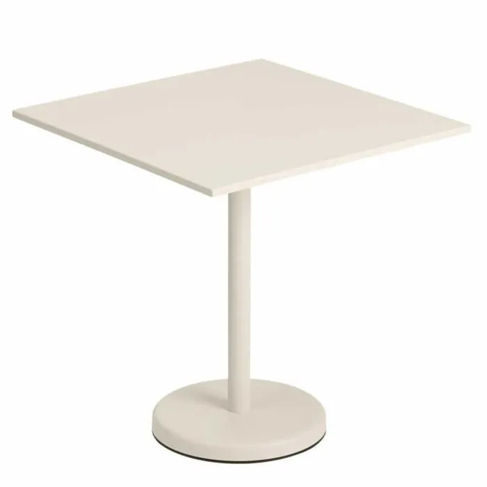 Fabrieksprijs muuto Linear Steel vierkant tafel-Off-white