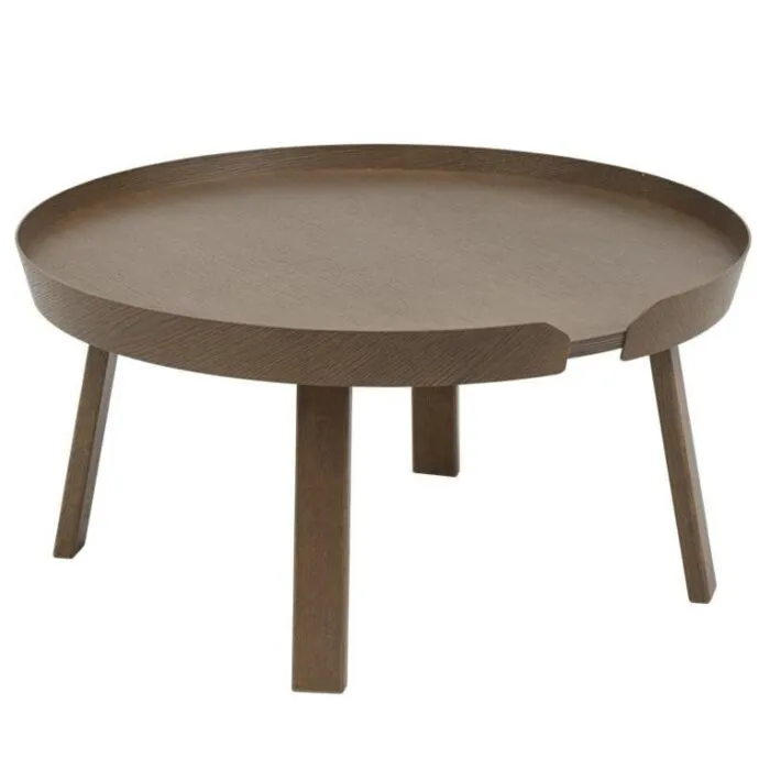 Weekendaanbieding muuto Around coffee table large-Stained Dark Brown