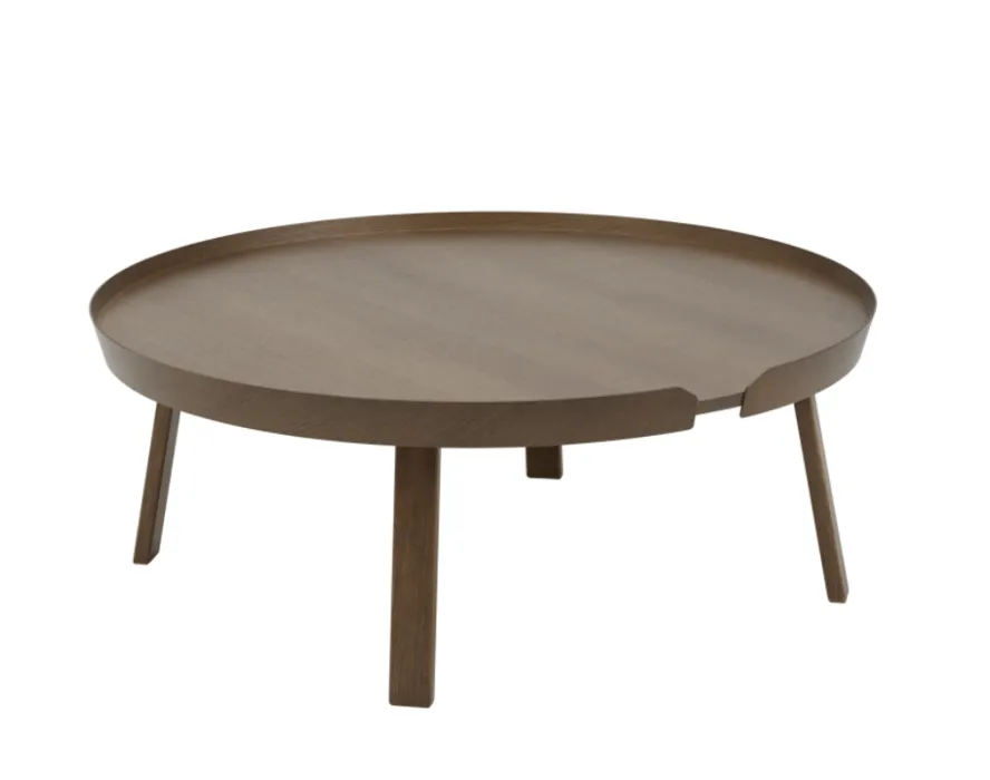 Favoriet muuto Around Coffee salontafel XL-Stained Dark Brown