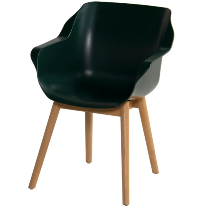 Hartman Sophie Studio Teak armstoel- Night Green Fabrieksprijs