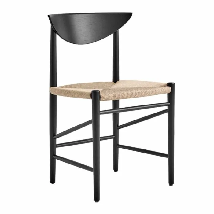 Koop Online &tradition Drawn HM3 stoel-Zwart-naturel