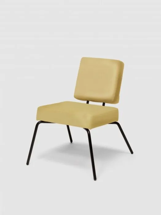 Puik Option Lounge fauteuil-Beige-Vierkante zit, vierkante rug Direct Beschikbaar