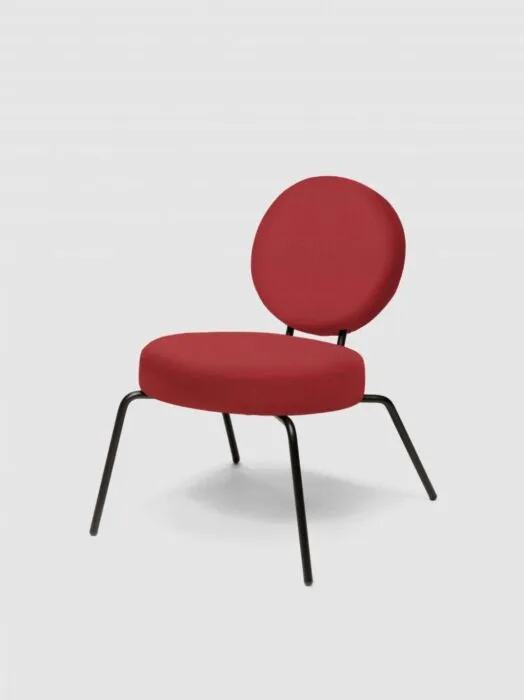 Puik Option Lounge fauteuil-Bordeaux-Ronde zit, ronde rug Nu Kopen