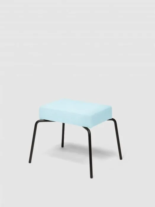 Favoriet Puik Option Footstool voetenbank-Licht blauw