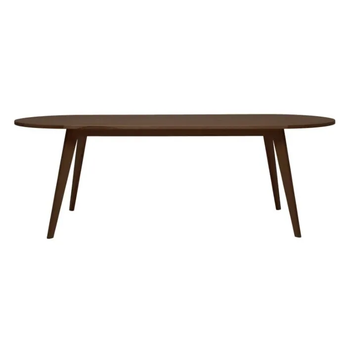 Bestseller Puik Archi Ronde hoeken tafel-300x90 cm-Walnoot