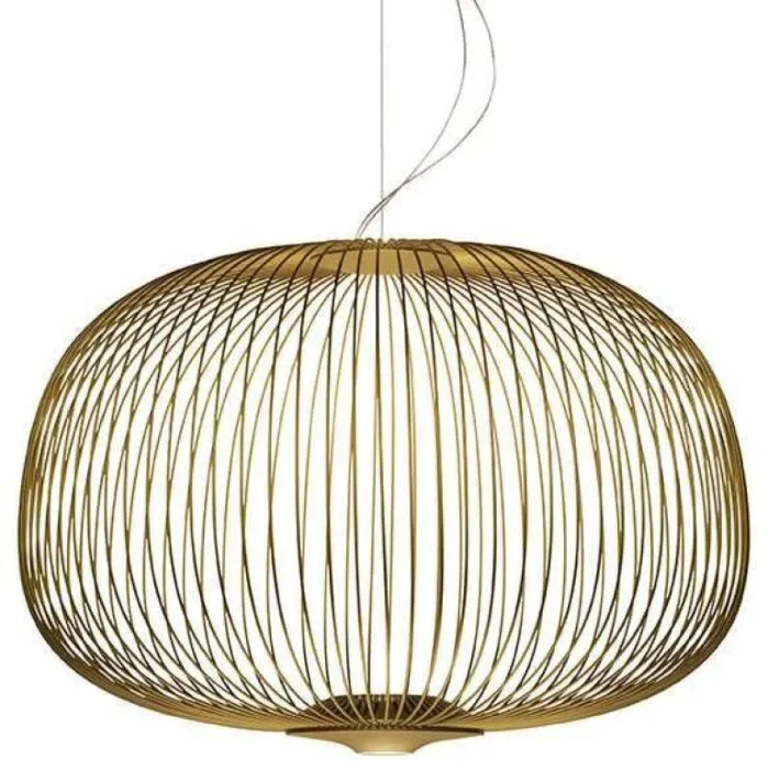 Foscarini Spokes 3 LED niet dimbaar hanglamp-Goud Finale Uitverkoop