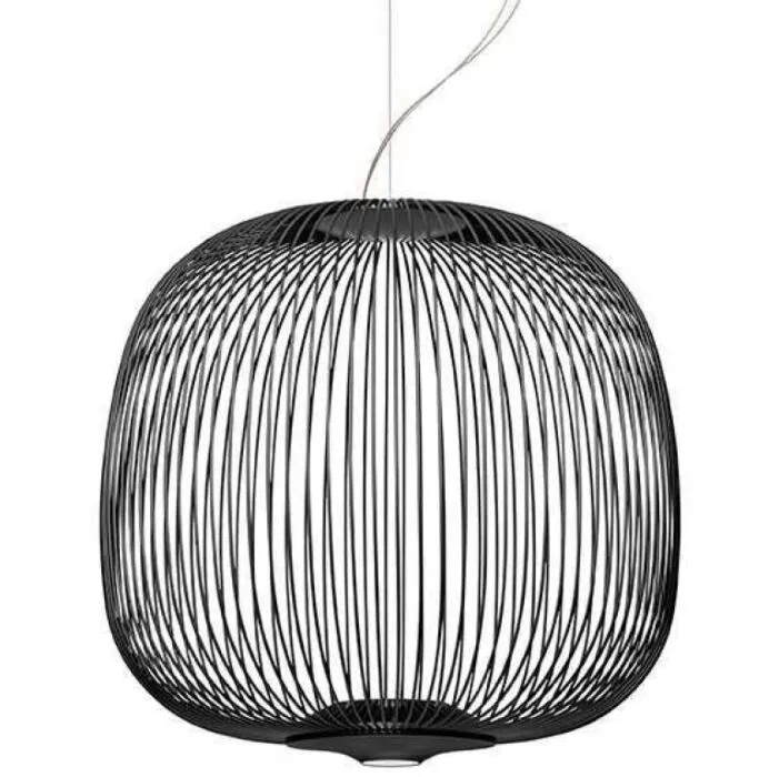 Merkproduct Foscarini Spokes 2 Midi LED niet dimbaar hanglamp-Zwart