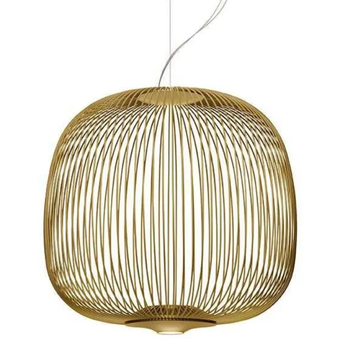Foscarini Spokes 2 Midi LED niet dimbaar hanglamp-Goud Beperkte Voorraad