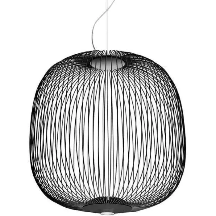 Foscarini Spokes 2 LED niet dimbaar hanglamp-Zwart Flitsaanbieding