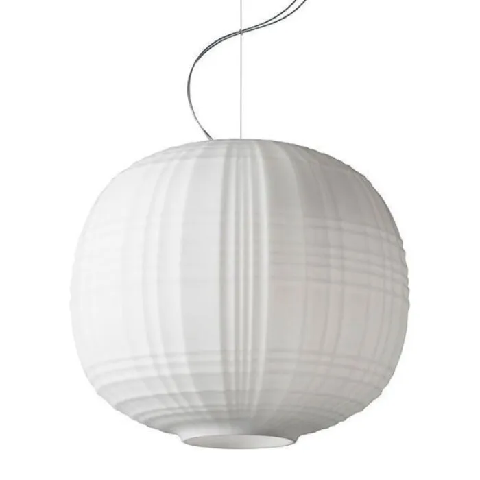 Foscarini Tartan LED dimbaar hanglamp-Wit Voordeelprijs