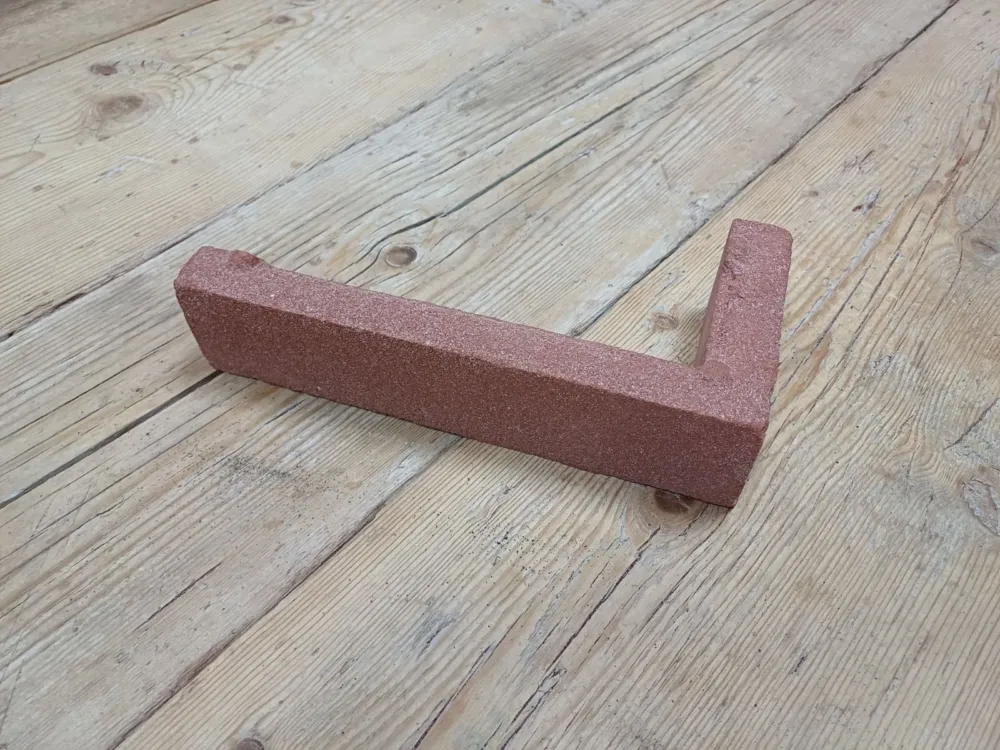 Weekendaanbieding Steenstrip hoek roodbruin - Geba 126