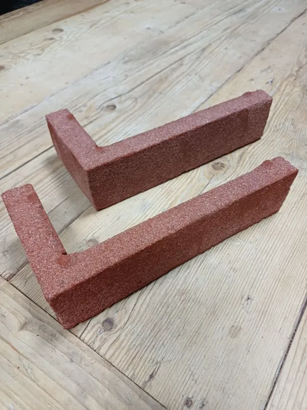 Steenstrip hoek rood - Geba 829 Tijdelijk Beschikbaar