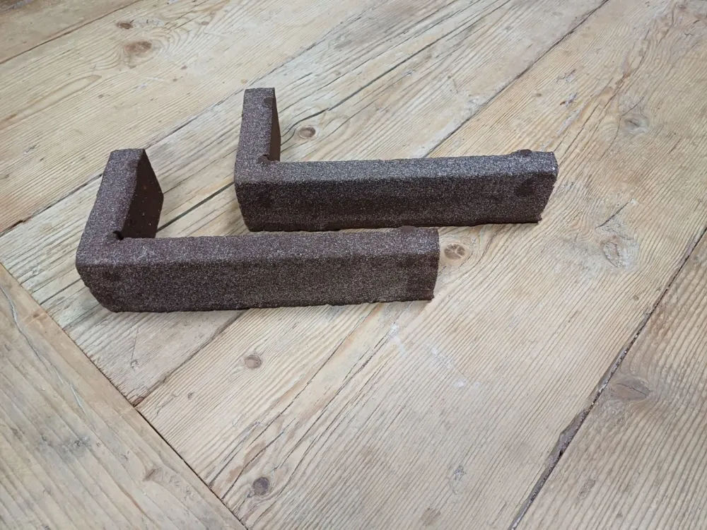 Seizoensaanbieding Steenstrip hoek bruin - Geba 157