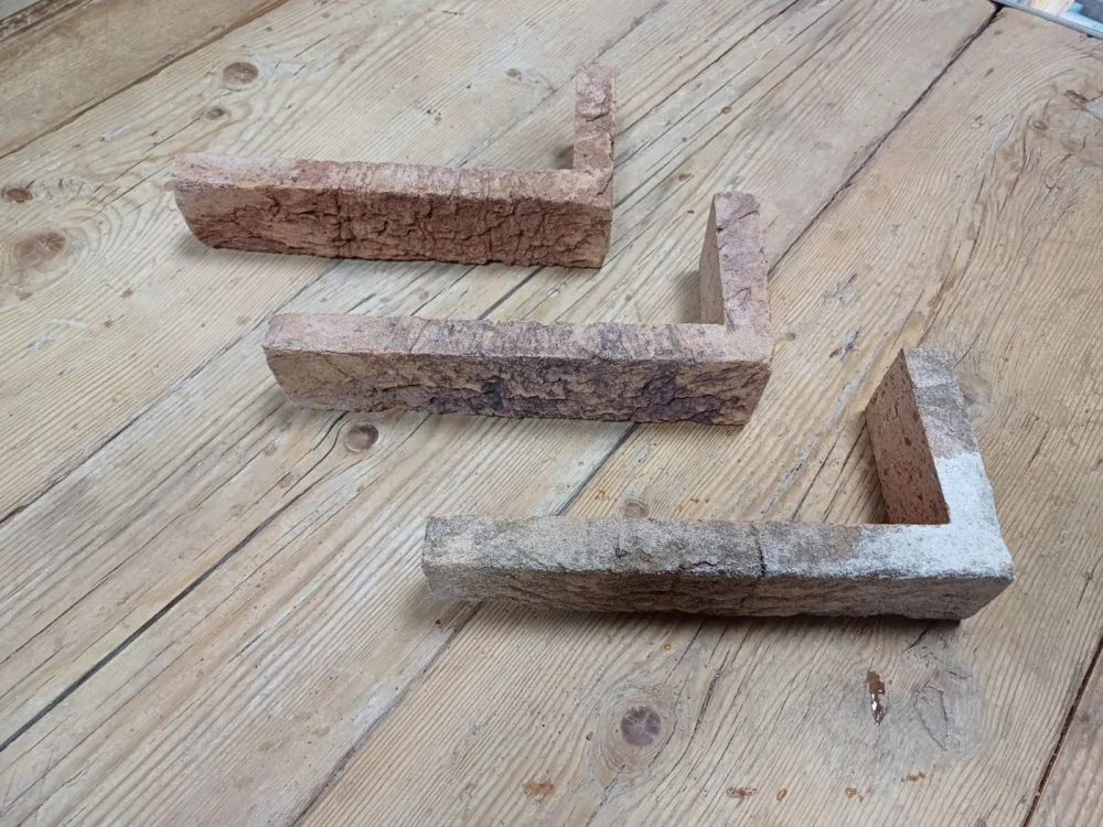 Steenstrip hoek geel bruin - Geba 865 Betaalbaar