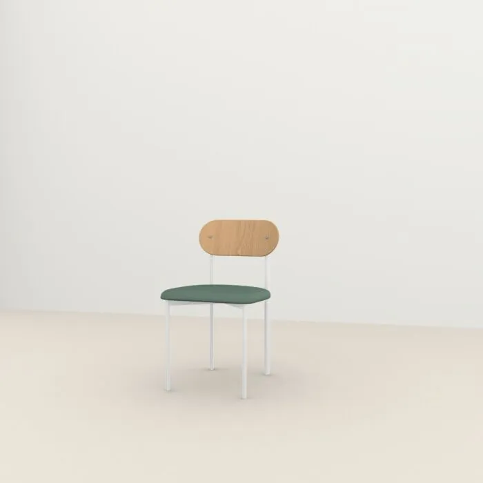Studio HENK Oblique Chair wit frame-Cube Niagara 158-Hardwax oil light Gratis Retour