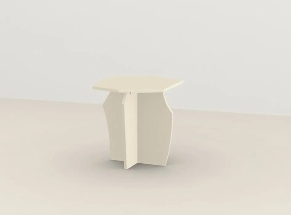 Dagaanbieding Studio HENK Scissors Coffee Table 50-Parel wit
