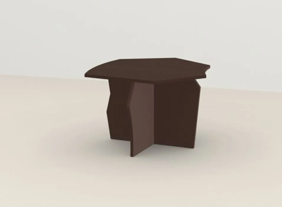 Studio HENK Scissors Coffee Table 70-Chocolade bruin Lage Prijs