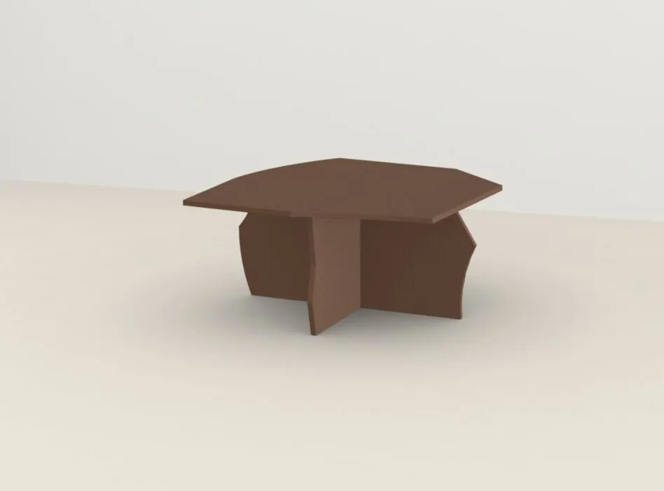 Studio HENK Scissors Coffee Table 90-Beige bruin Favoriet
