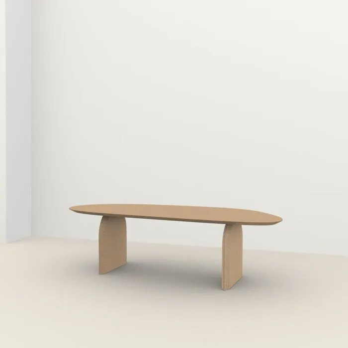 Studio HENK Amoeba tafel-200x100 cm-Naturel lak Seizoensaanbieding