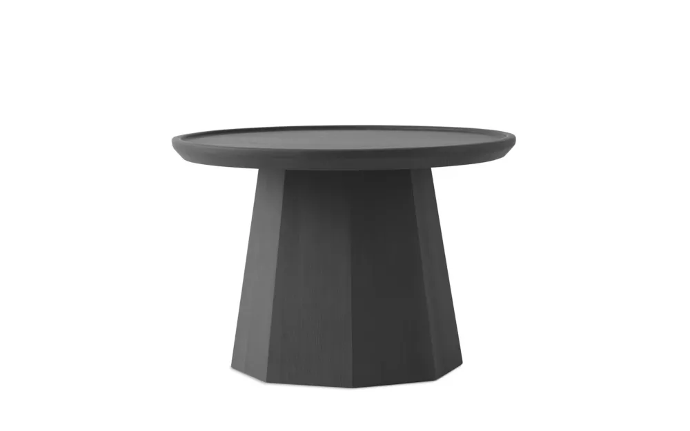 Normann Copenhagen Pine tafel - 65x44,5 cm (Øxh) - Dark grey Gratis Retour